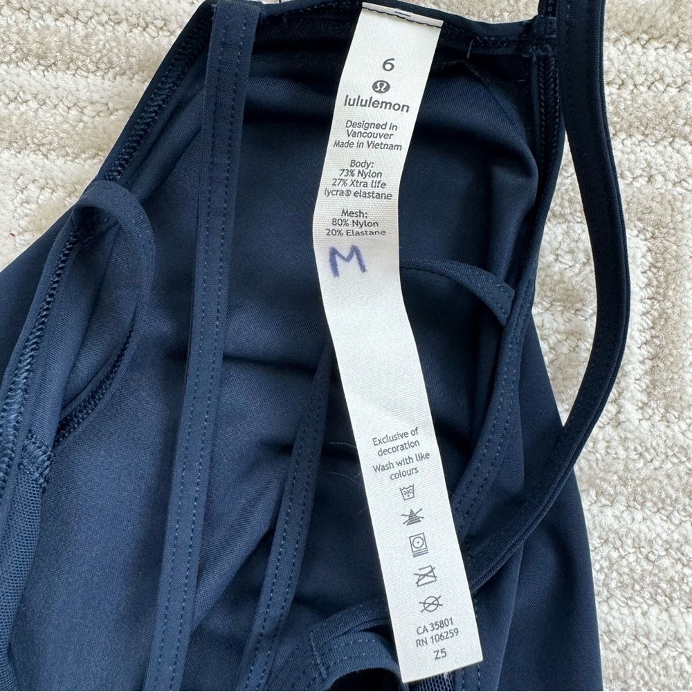 Lululemon Run Off-Route Tank True Navy - Picture 8 of 8